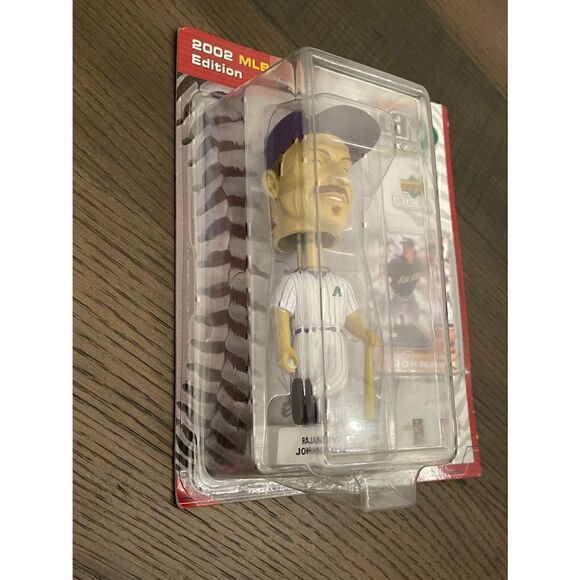 Play Makers 2002 Randy Johnson Arizona Diamondbacks Upper Deck Bobble Head - Picture 5 of 5